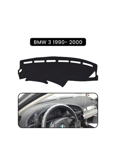 Bmw 3 1990-2000torpido Koruma Halısı Siyah Kenar
