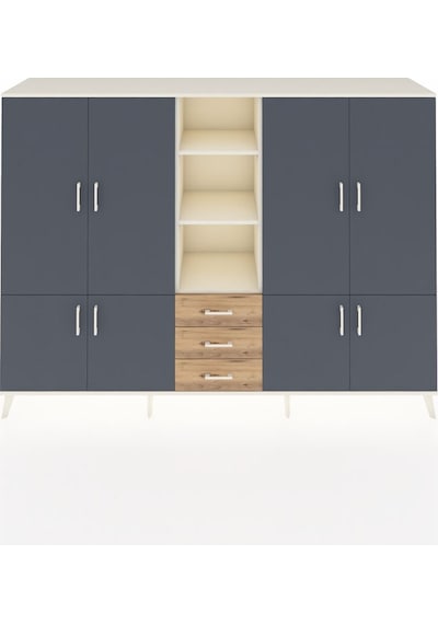 Hyperion Dolap 11 Raflı 3 Çekmeceli 8 Kapaklı 220x44x163 Aytaşı-a Aytaşı-antrasit/çam Hyperion Dolap 11 Raflı 3 Çekmeceli 8 Kapaklı 220x44x163 Aytaşı-a Aytaşı-antrasit/çam