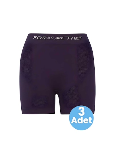 Uniquetrenders Erkek Dikişsiz/seamless Nefes Alabilen Boxer 3 Adet Mor