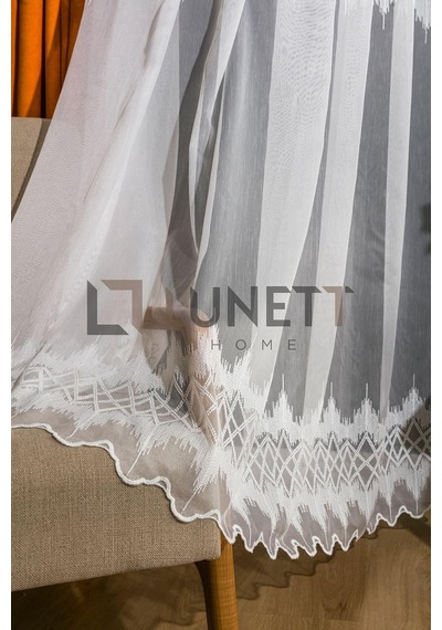 Kuleli Sık Pileli 1x3 Tül Perde, 220 X 250 Çok Renkli