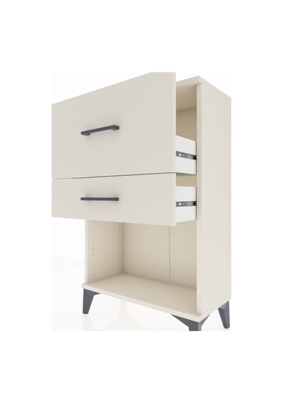 Arges Komodin 2 Çekmeceli 60x30x96 Aytaşı-aytaşı Aytaşı