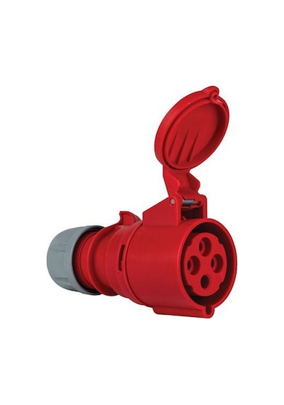 Mete Enerji 4x32a. Ip44 Uzatma Prizi- Vidalı Bağl. 406409v