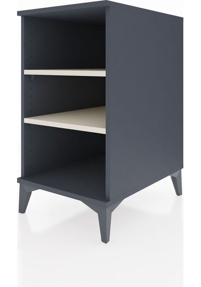 Kronos Komodin 2 Raflı 44x59x80 Antrasit-aytaşı Antrasit