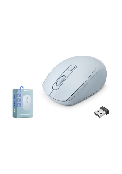 Kablosuz Mouse 1600 Dpi Mavi Q220b Diğer