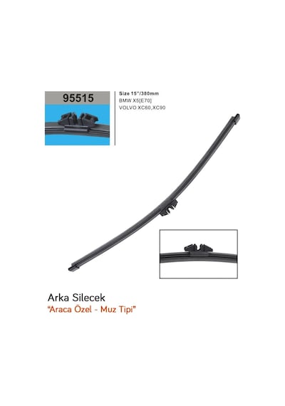 Rbw 95515 Volvo Xc60 2009-2010 Arka Muz Silecek