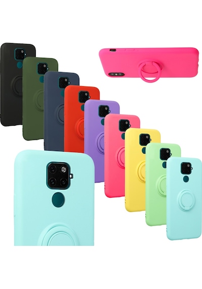 Fitcase Huawei Mate 30 Lite Kilif Viktor Ring Arka Kapak 396200799