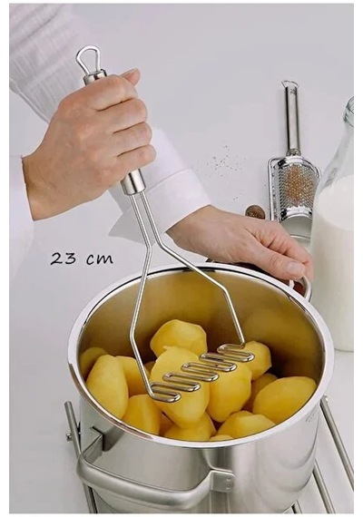 Lüx 3'lü Set Patates Ezici, Pizza Hamur Kesici, Julyen Sebze Meyve Soyacağı