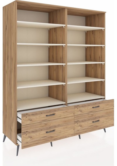 Kronos Gardrop 10 Raflı 4 Çekmeceli 4 Kapaklı 176x59x221 Çam-aytaşı/çam Aytaşı/çam Kronos Gardrop 10 Raflı 4 Çekmeceli 4 Kapaklı 176x59x221 Çam-aytaşı/çam Aytaşı/çam