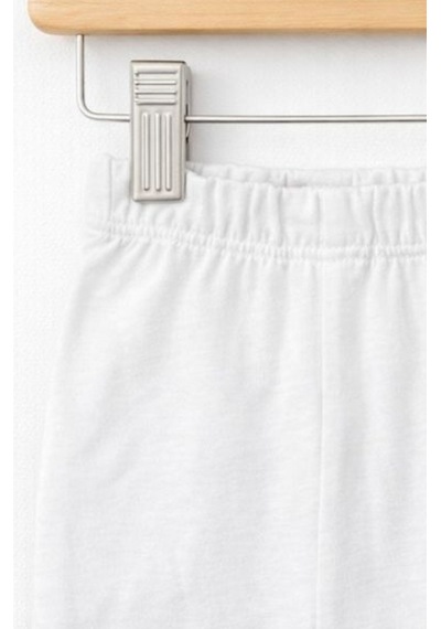 HelloBaby 2'li Bebek Tek Alt Pantolon Gri-ekru