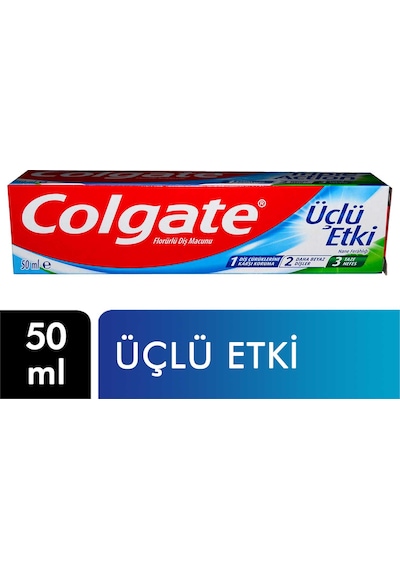 Colgate Diş Macunu 50 ML Üçlü Etki Yeni Paket