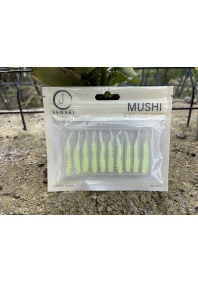 Sensei Mushi 4.5 Cm Lrf Silikon Yem Renk: Sm-lime Glow