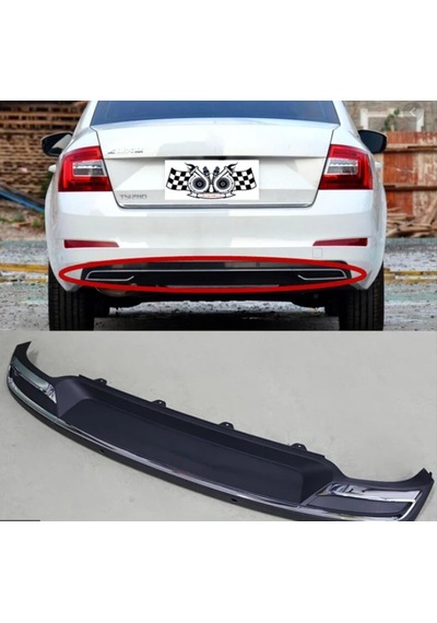 Autogp Skoda Octavia Arka Tampon Difüzörü Amg Model 2013 /2017 Fs10122123