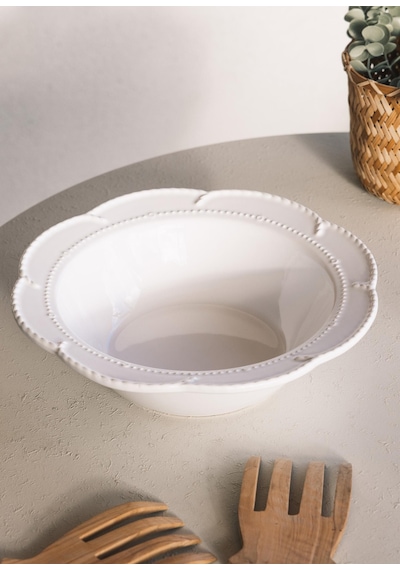 The Mia Grande Salata Kasesi Beyaz 31x9 Cm Grd0015