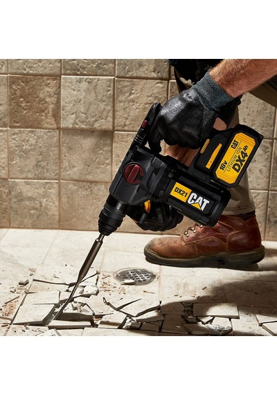 CAT DX21 18 V Li-ion Çift Akülü Kömürsüz Profesyonel SDS Plus Kırıcı Delici