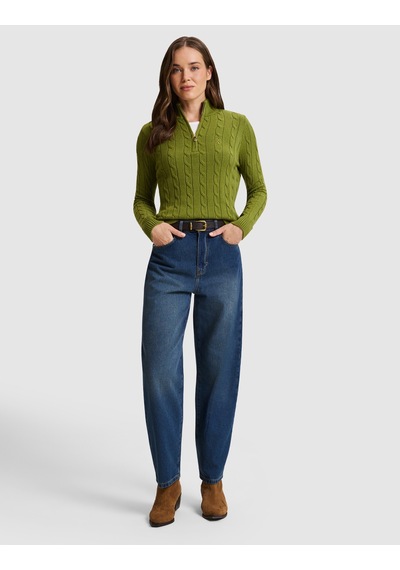 Pierre Cardin Yeşil Regular Fit Basic Kazak 50331512 Vr016