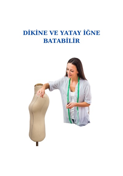 Punto Dikişli Keten Süngerli 50 Eşel Okul Minyatür Terzi Mankeni