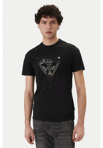 Guess Bisiklet Yaka Kısa Kollu Üçgen Hd Çok Renkli Erkek Siyah T-shirt M6gı11k2992-jblk Siyah Guess Bisiklet Yaka Kısa Kollu Üçgen Hd Çok Renkli Erkek Siyah T-shirt M6gı11k2992-jblk Siyah