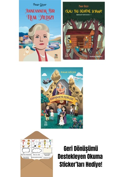 Anneannem Bir Film Yıldızı + Cilalı Taş Devri Ne Seyahat Eğlenceli Tarih Serisi 1 + Kapadokya Perileri Efsanevi Yerler Serisi 1