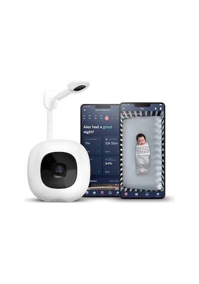 Nanit Pro Akıllı Bebek Monitörü Ve Duvar Montajı Wi-fi Hd Kamera
