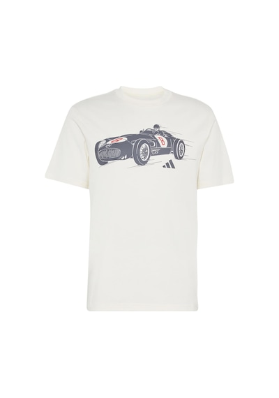 Adidas Erkek T-shirt "mercedes - Amg Petronas Formula 1 Team Sılver Arrows 1955 Graphıc Tee" Ks2256 Beyaz