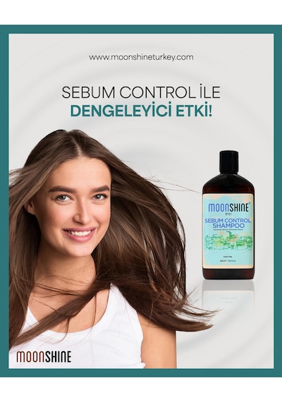 Moonshine Yağlı Saçlar İçin Şampuan.sebum Control Shampoo Yağlı