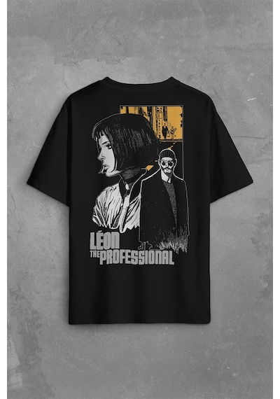 Mathilda Leon The Professional Sevginin Gücü Sırt Ön Baskılı Oversize Tişört Unisex T-shirt 001