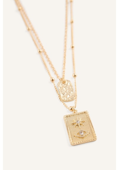 Defacto Kadın 2li Kolye H3614axnsgd1 Gold
