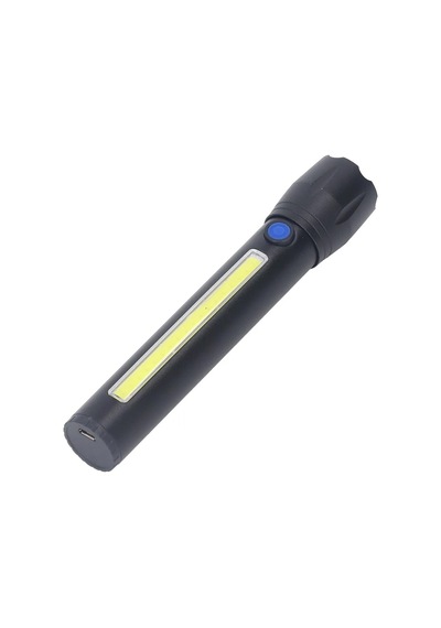 Ayt Powermaster Pm-16754 Şarj Edilebilir 4 Mod Zoomlu Cob Led El Feneri Kamp Lambası Aydınlatma Işıldak