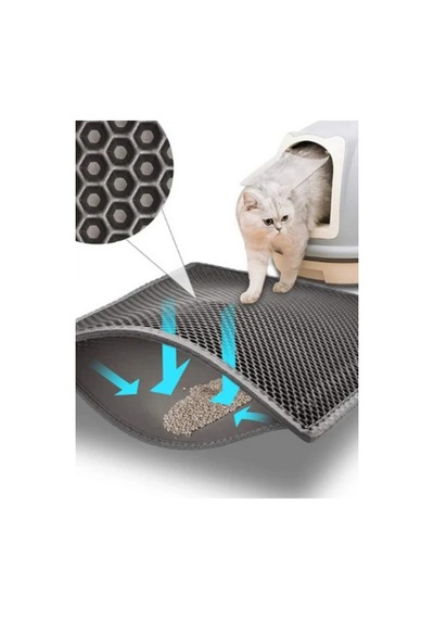 Pettrap Elekli Kedi Tuvalet Önü Paspası Kedi Kumu Paspası