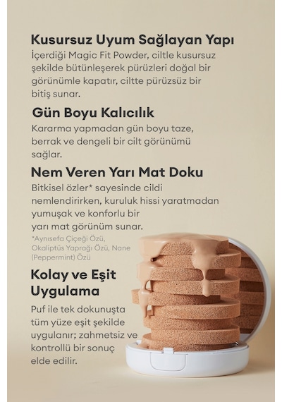 Missha Magic Cushion Cover Lasting Yüksek Kapatıcı Yarı Mat SPF50+ PA+++ Fondöten No.23 15 G