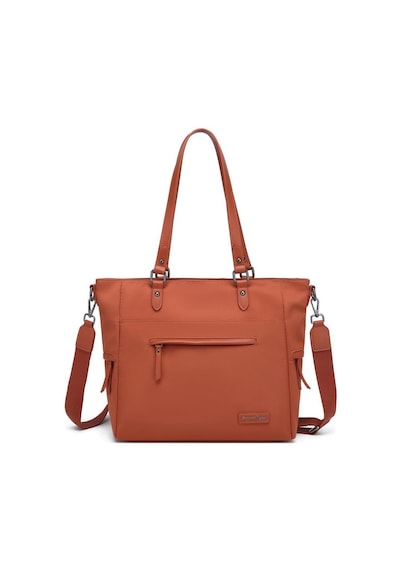 Smart Bags Twill Dimi Kumaş Kadın Omuz Çantası 3323 Kiremit