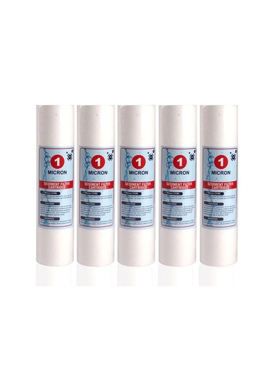Su Arıtma Cihazı 1 Mikron Sediment Spun Filtre (5 Adet) 541739269