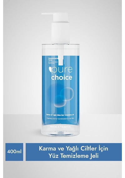 Karma Ve Yağlı Ciltler İçin Yüz Temizleme Jeli
