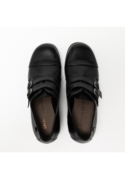 Nappa Pelle Nero Oxford Klasik Kadın 1n5791dm Donna Serena 5791dm Nap Pel Ne/lız Ner Siyah