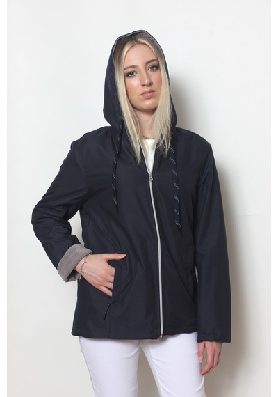 CottonCool Kadın Lacivert Içi Polar Mont