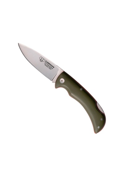 Cudeman 345-gvf Athenea Green G10 Saplı Deri Kılıflı Kamp Çakı Yeşil