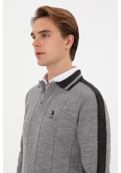 U.S. Polo Assn. U.s. Polo Assn. Erkek Gri Kazak /triko 50315043-vr024