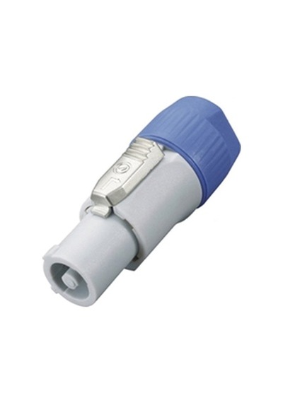 Estello Ed-1001 Mavi 3 Pin Erkek Powercon Jak