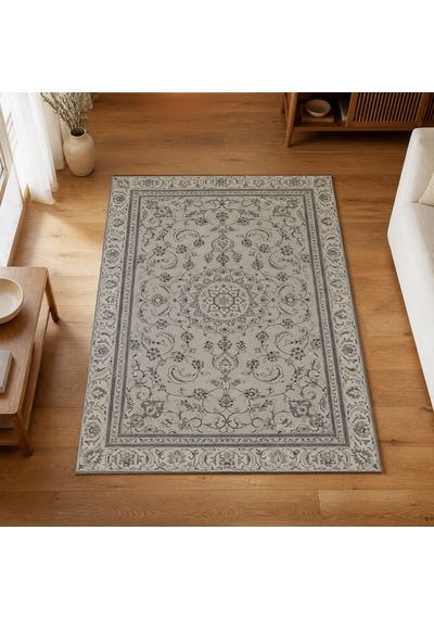 Kartela Halı Suma Halı Jüt Taban Dokuma Halı Açık Gri - 60 X 90 Cm