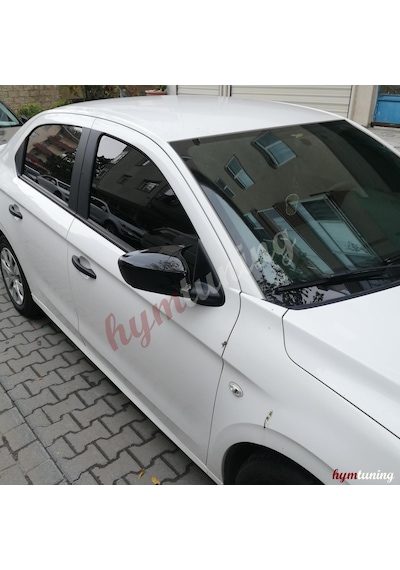 Peugoet 301 Yarasa Ayna Kapağı - Parlak Siyah Abs Plastik