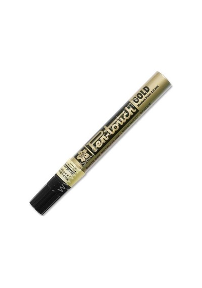 Sakura Pen-touch Markör Permanent Kalem Altın 2.0 MM Altın