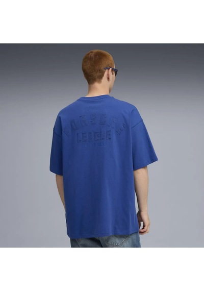 Puma Pl Lifestyle Tee Mavi Erkek T-shirt