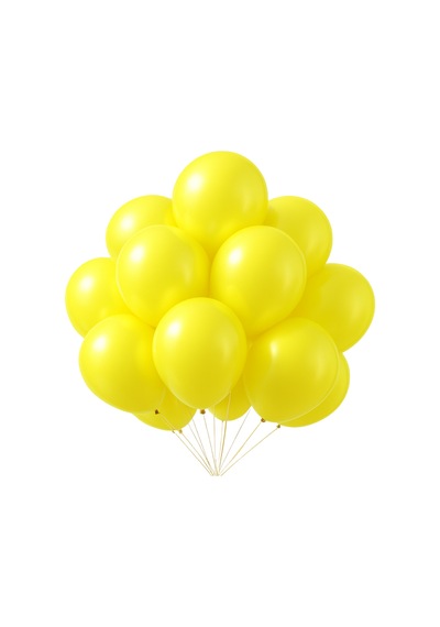 Metalik Balon 11 İnc 28 Cm 10 Adet Parti Doğum Günü Kutlama Süsleri Sarı