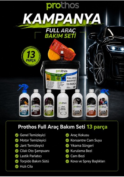 Araç Bakım Seti 13 Parça