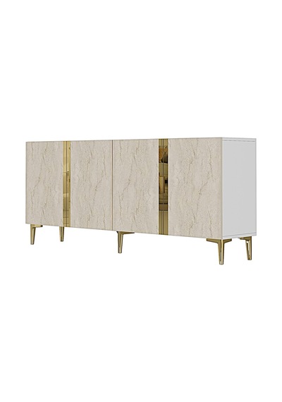 Ka1898btg - Anka Konsol, Tv Stand, Tv Sehpası Ve Tv Ünitesi Beyaz - Traverten - Gold 180cm Ka1898btg - Anka Konsol, Tv Stand, Tv Sehpası Ve Tv Ünitesi Beyaz - Traverten - Gold 180cm