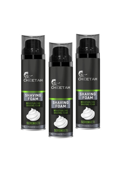 Cheetah Seregenti Erkek Tıraş Köpüğü 3 x 250 ML