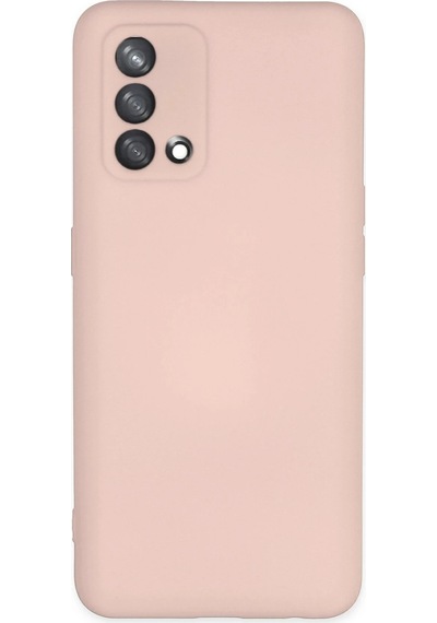 Newface Oppo A74 4g Kılıf Nano İçi Kadife Silikon Semeglbl - 19 - Pudra