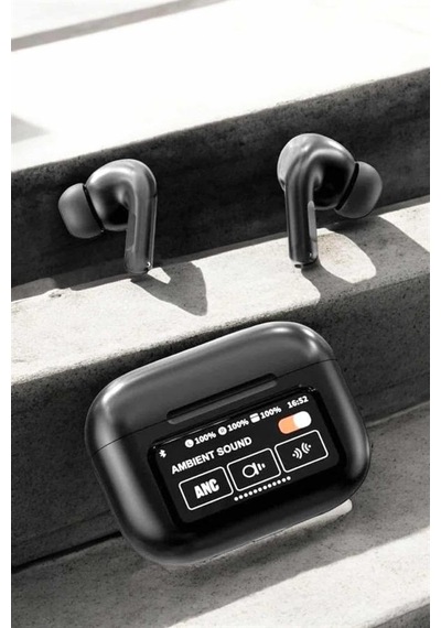 Kablosuz - 7 - Bluetooth Kulaklık Ekranlı Uzun Şarj Süreli - Spt-gld - Anc Destekli