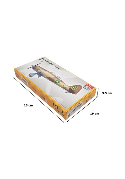 Hawker Sea Fury T-61 Pm Model Avcı-eğitim Uçağı Demonte Plastik Maketi