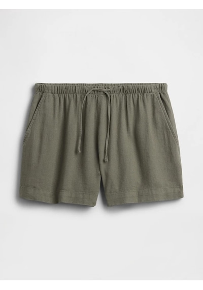 Gap V-lınen 4ın Easy Short Yeşil